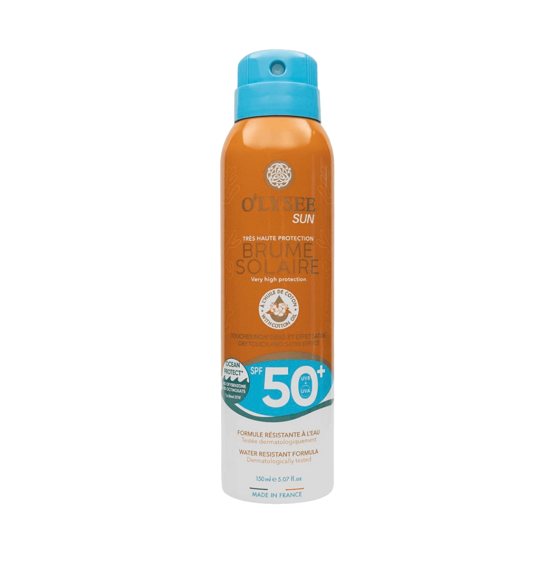 Сонцезахисний спрей з високим ступенем захисту / O'LYSEE Very High protection Sun Mist SPF 50+ (150 мл)