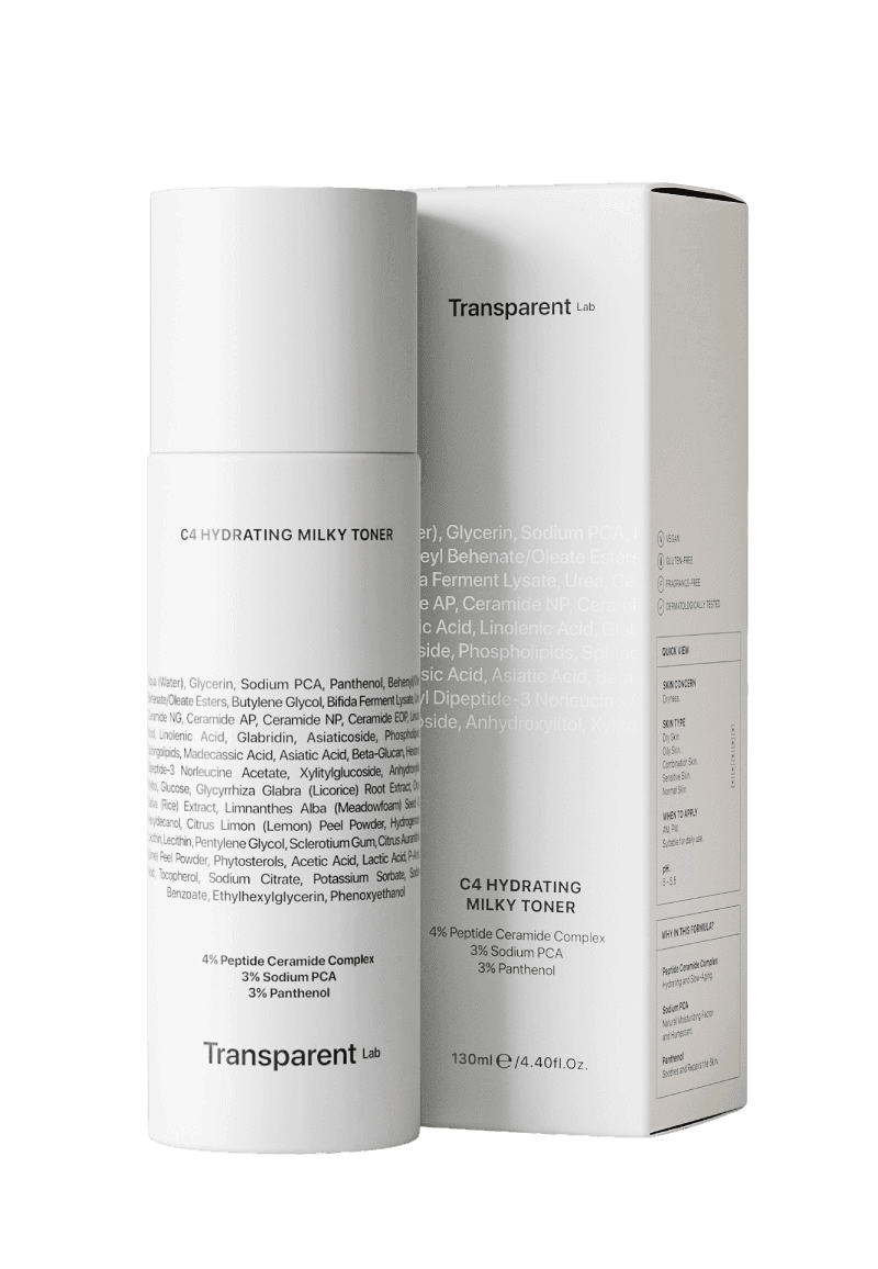 Зволожуючий молочний тонер для обличчя Transparent-Lab C4 Hydrating Milk Toner (130 мл)