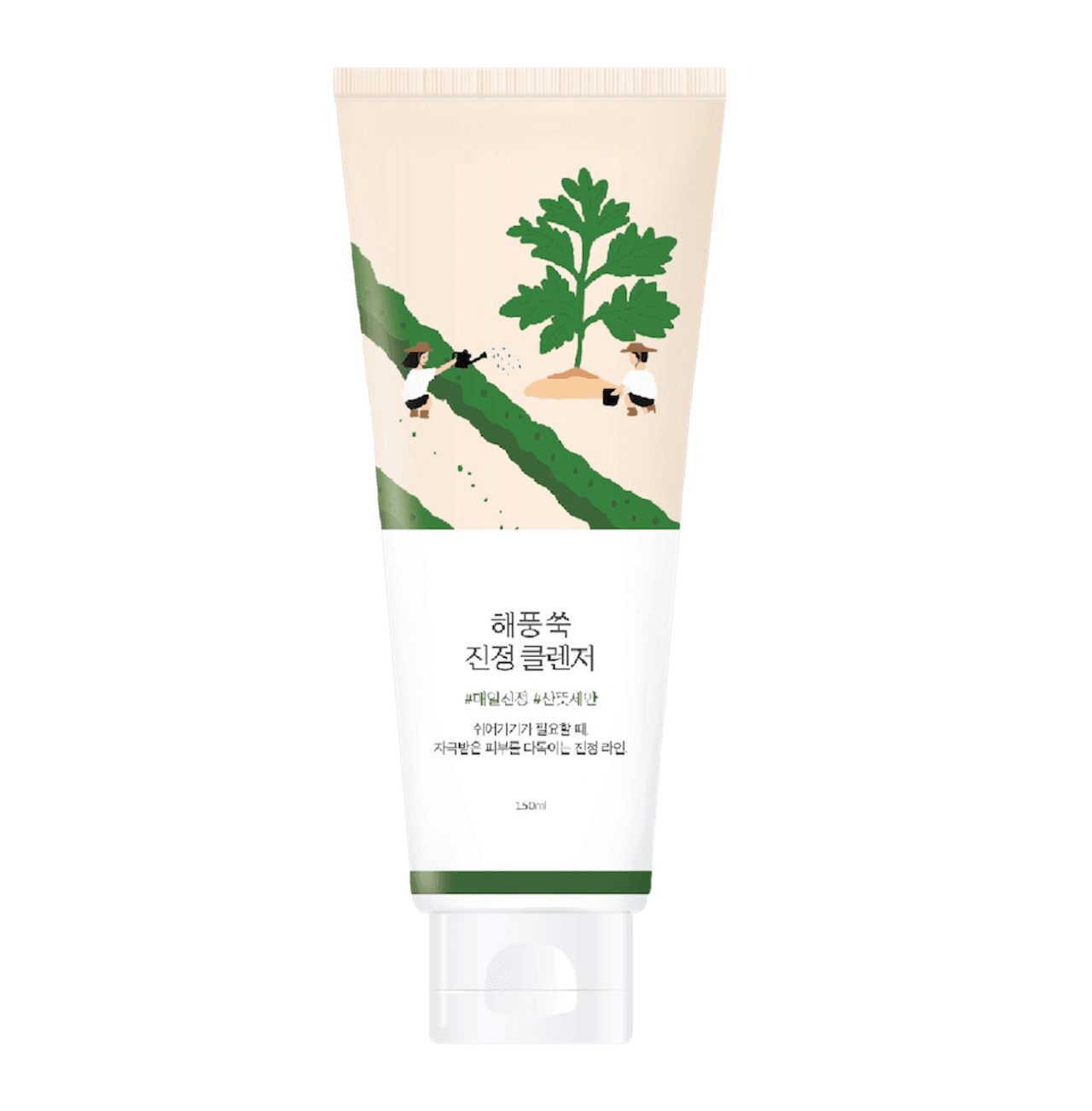 Заспокійливий гель з морським полином / ROUND LAB Mugwort Calming Cleanser (150 мл)