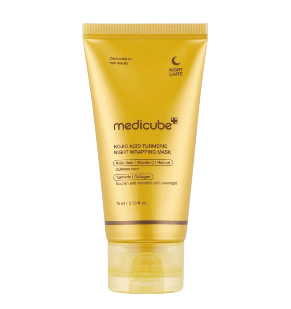Нічна маска з койєвою кислотою та куркумою Medicube Kojic Acid Turmeric Night Wrapping Mask (75 мл)