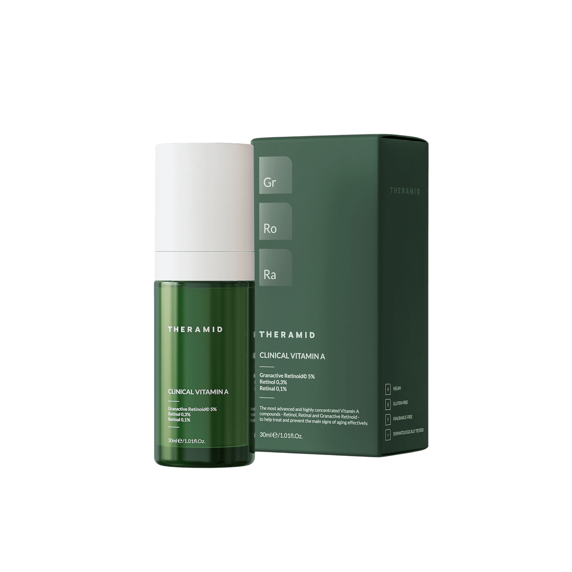 Активна антивікова крем-сироватка / Theramid - Clinical Vitamin A