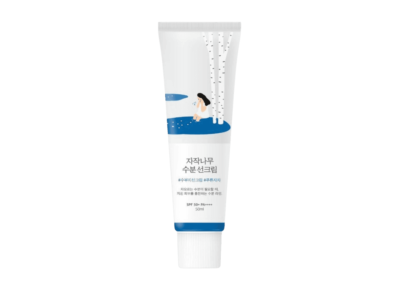 Сонцезахисний крем / Round Lab Birch Juice Moisturizing Sunscreen (50 мл)