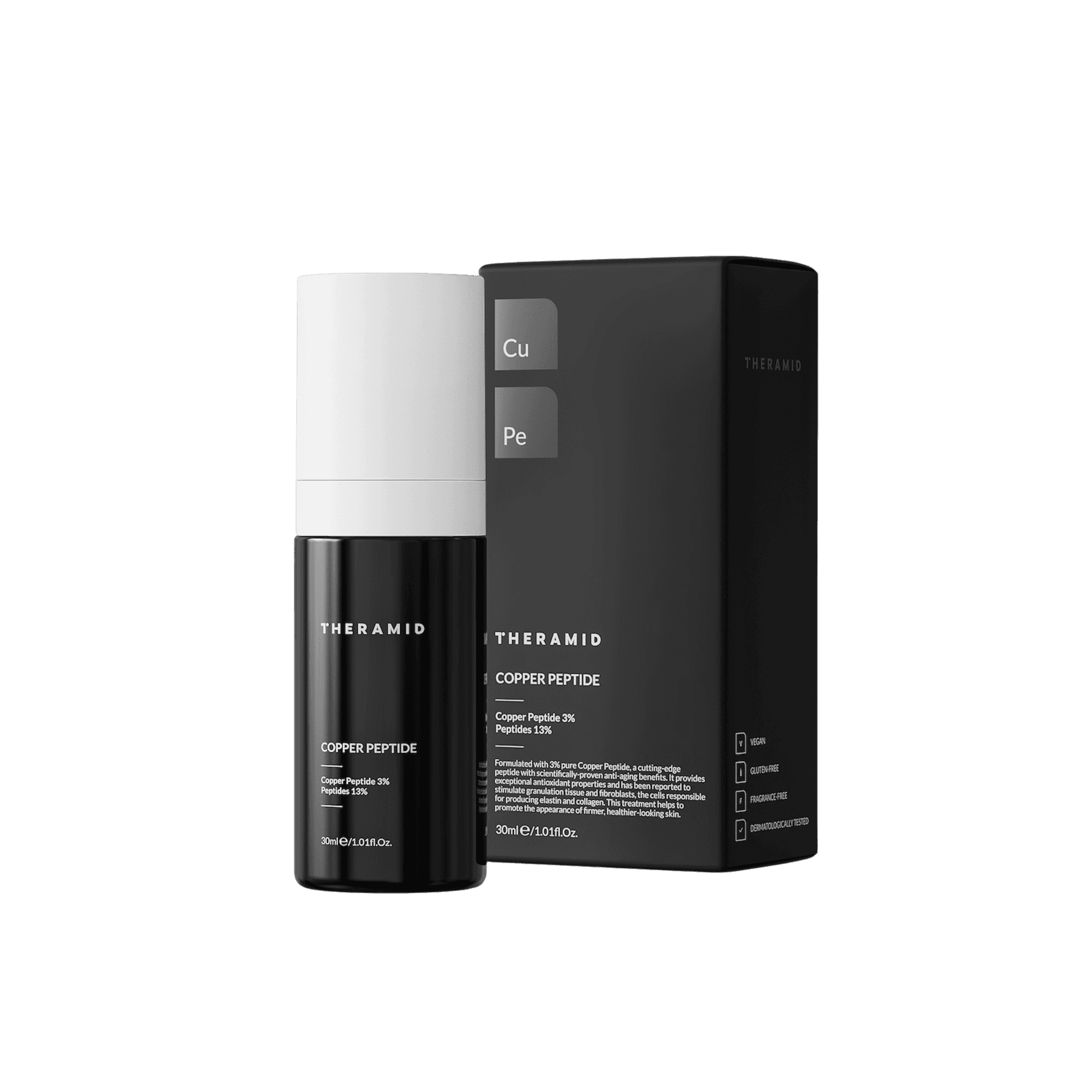 Антивікова сироватка з пептидами чистої міді / Theramid Copper Peptide