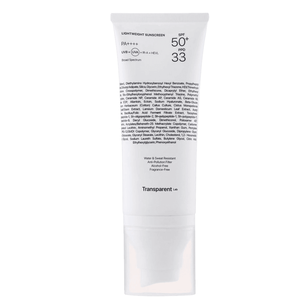 Легкий сонцезахисний крем Transparent-Lab Lightweight Sunscreen SPF 50+ (100 мл)