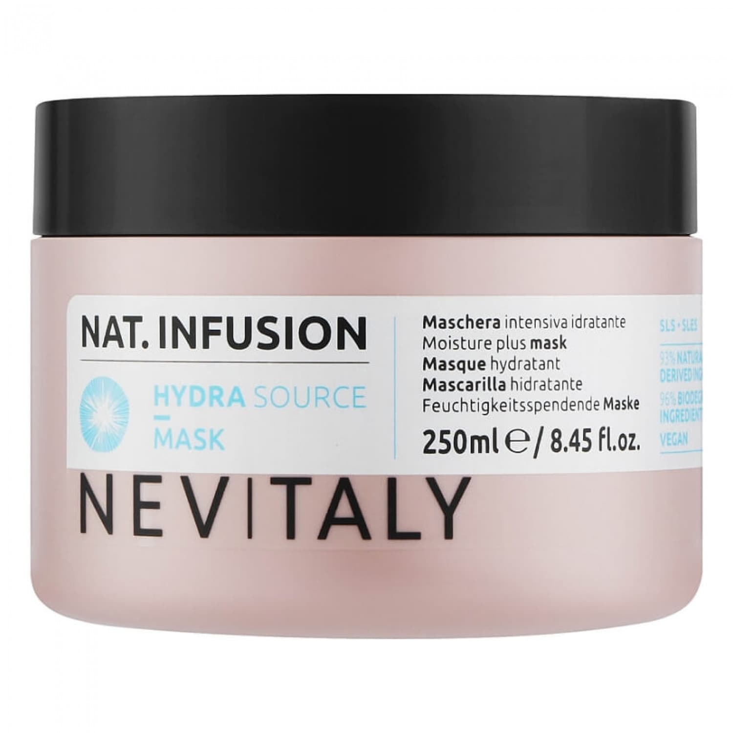 Маска для максимального зволоження сухого волосся / Nevitaly Moisture Plus Mask (250 мл)