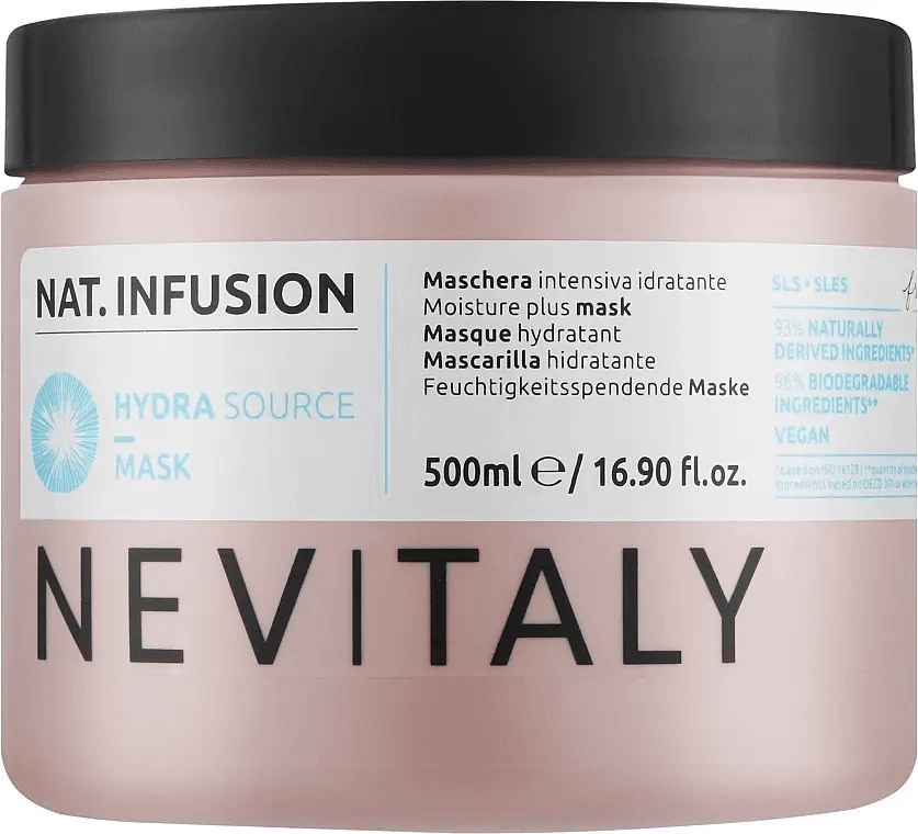 Маска для максимального зволоження сухого волосся / Nevitaly Moisture Plus Mask (500 мл)