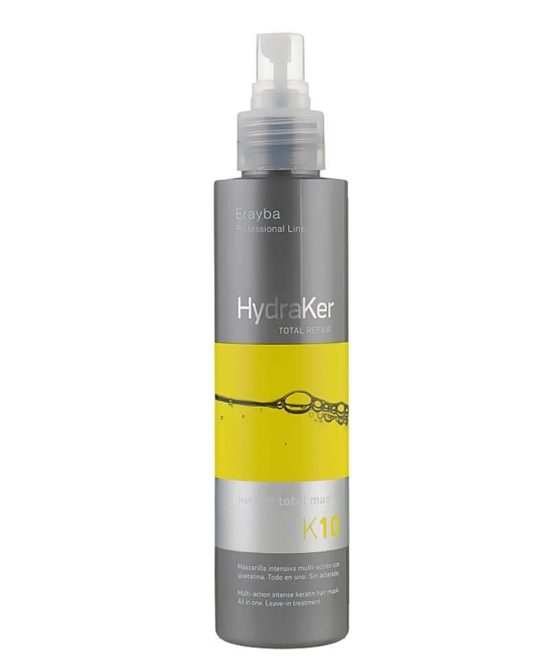 Маска для волосся кератин + арганова олія 10 в 1 / Erayba HydraKer K10 Keratin Total Mask (150мл)