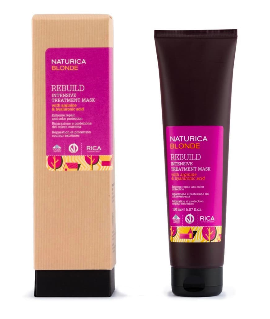 Маска інтенсивної дії для відновлення блонду / RICA Rebuild Intensive Treatment Mask
