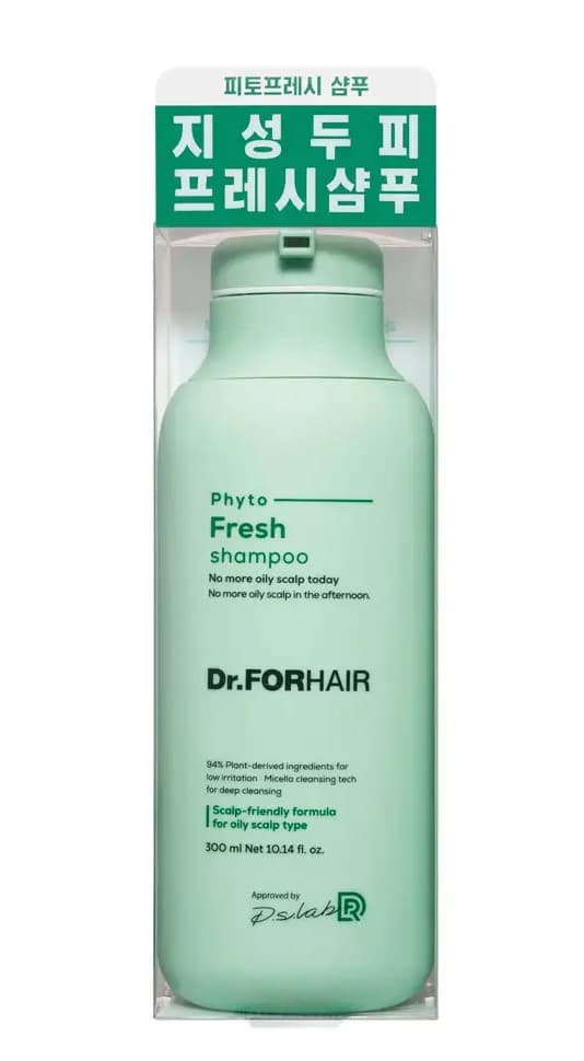 Міцелярний шампунь для жирної шкіри голови / Dr.FORHAIR Phyto Fresh (300 мл)