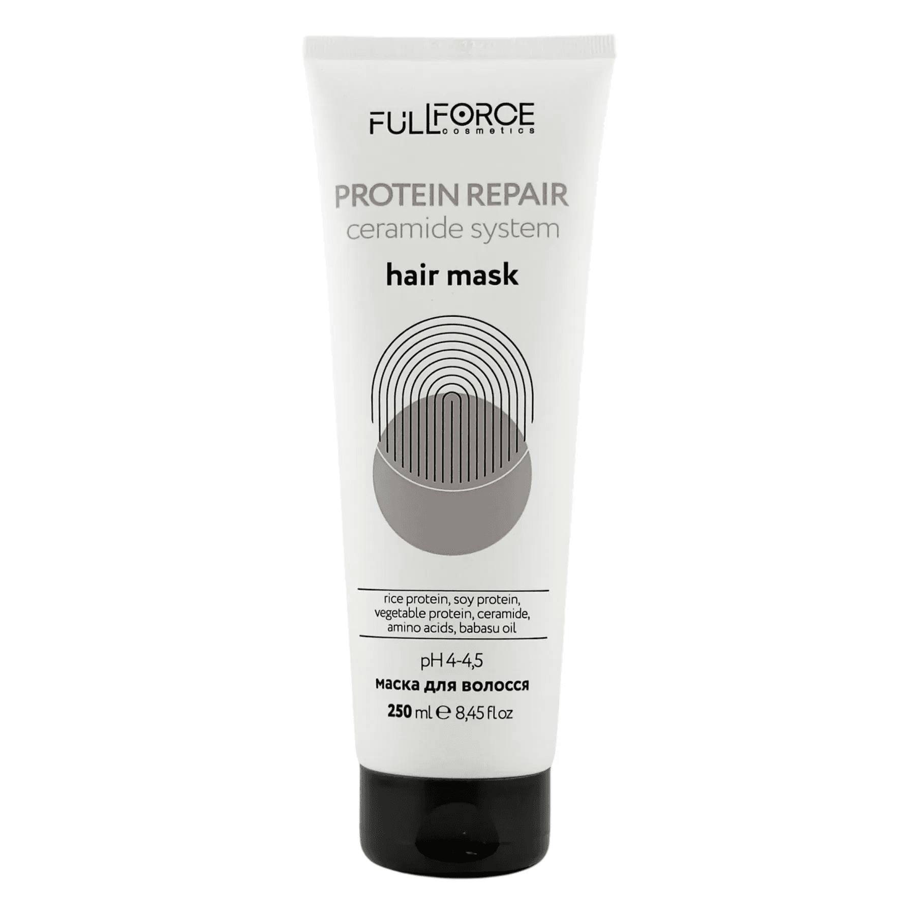 Протеїнова маска з церамідом Full Force hair mask protein repair ceramide system (250 мл)