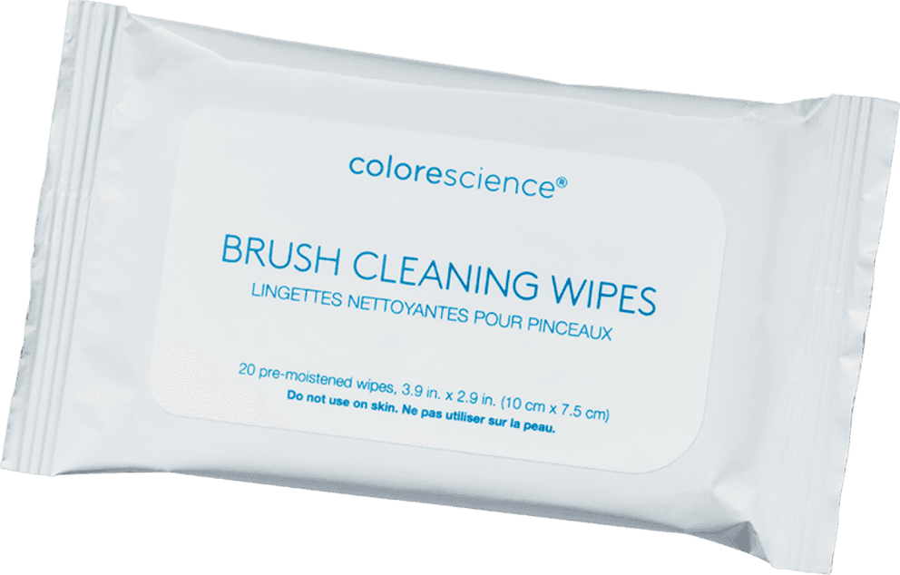 Серветки для очищення пензлів / Colorescience Brush Cleaning Wipes (20шт)