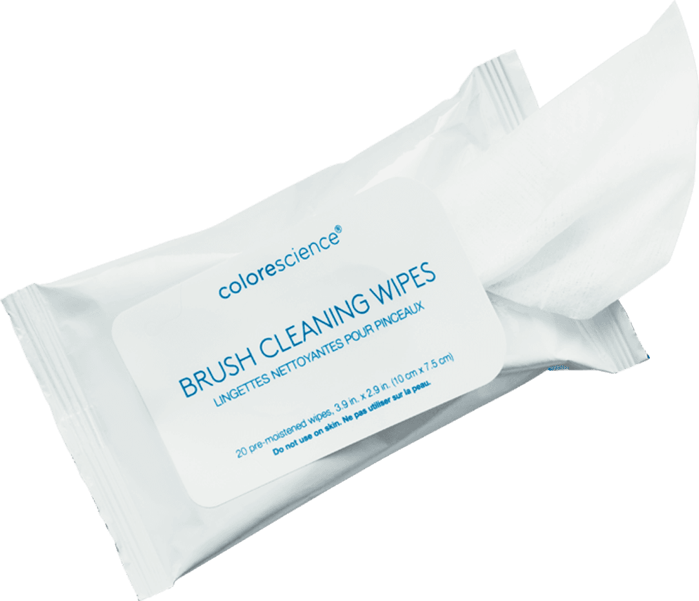 Серветки для очищення пензлів / Colorescience Brush Cleaning Wipes (20шт) 2