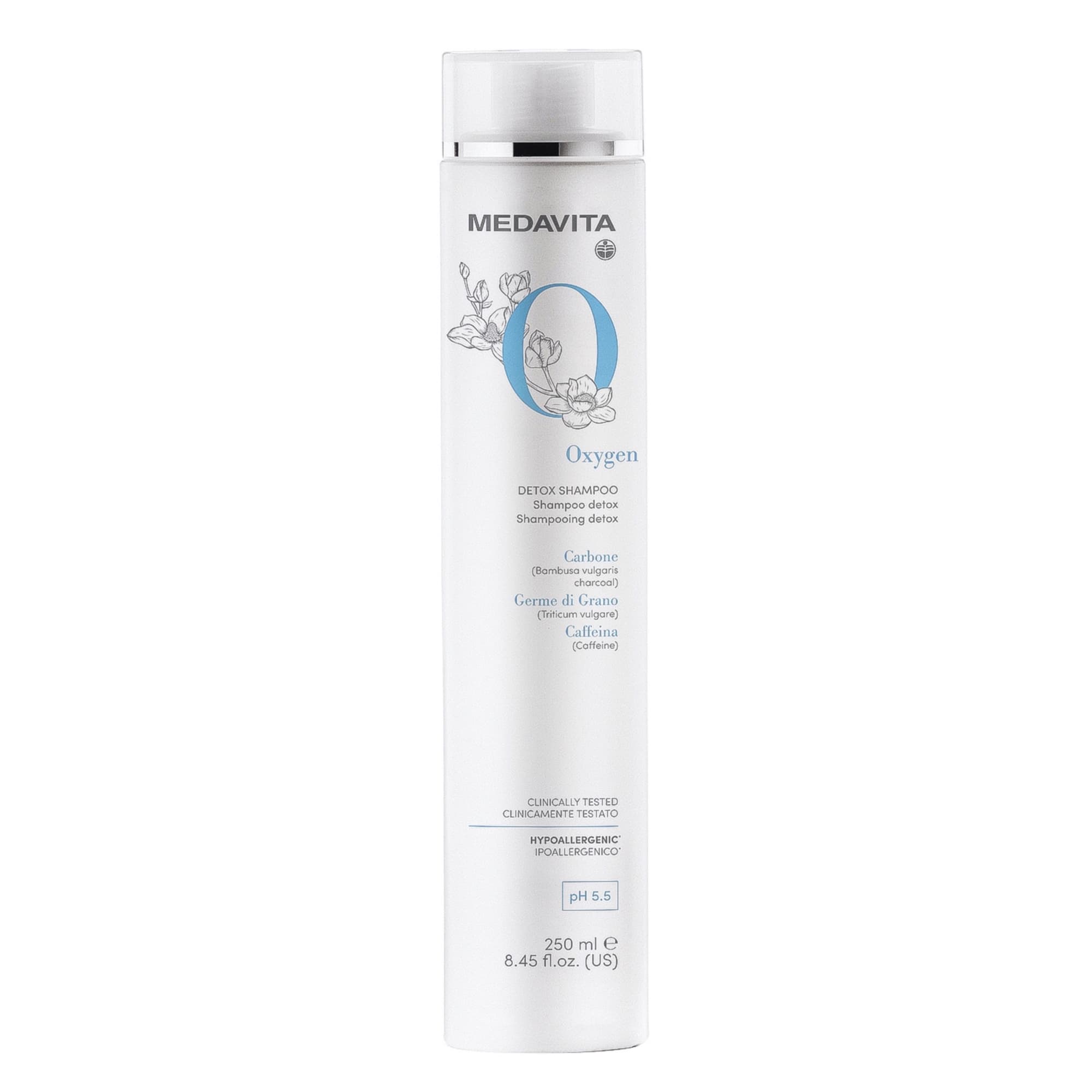 Відновлювальний шампунь-детокс з активним киснем / Medavita Oxygen detox shampoo (250 мл.)