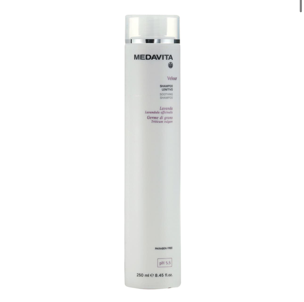 Заспокійливий шампунь / Medavita Velour Soothing Shampoo (250 мл)